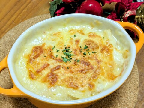 粉なし!〜簡単ポテトマカロニグラタン〜